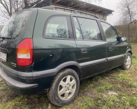 Зеленый Опель Зафира, объемом двигателя 2 л и пробегом 330 тыс. км за 2324 $, фото 4 на Automoto.ua