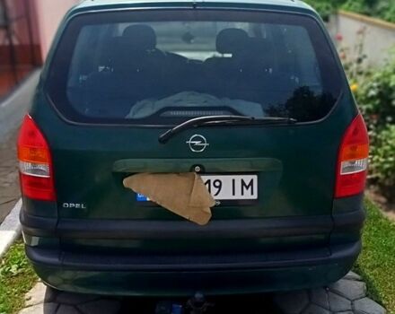 Зелений Опель Зафіра, об'ємом двигуна 1.6 л та пробігом 240 тис. км за 3100 $, фото 7 на Automoto.ua