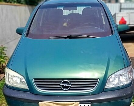 Зелений Опель Зафіра, об'ємом двигуна 1.6 л та пробігом 240 тис. км за 3100 $, фото 6 на Automoto.ua