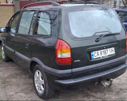 Зеленый Опель Зафира, объемом двигателя 2 л и пробегом 277 тыс. км за 2500 $, фото 4 на Automoto.ua