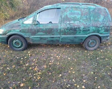 Зеленый Опель Зафира, объемом двигателя 2 л и пробегом 315 тыс. км за 1321 $, фото 2 на Automoto.ua