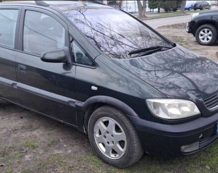 Зеленый Опель Зафира, объемом двигателя 2 л и пробегом 277 тыс. км за 2500 $, фото 2 на Automoto.ua