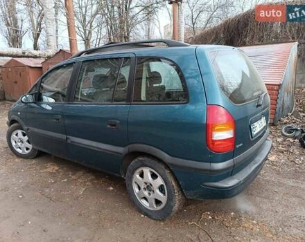 Зелений Опель Зафіра, об'ємом двигуна 1.6 л та пробігом 80 тис. км за 4000 $, фото 4 на Automoto.ua