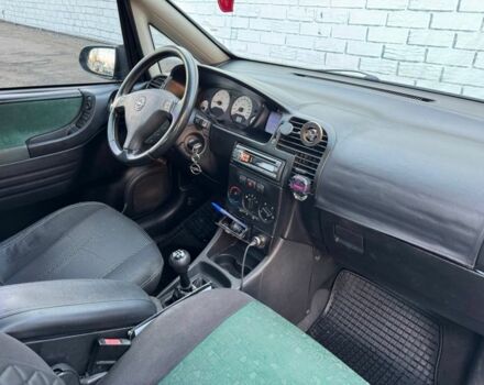 Зеленый Опель Зафира, объемом двигателя 2 л и пробегом 345 тыс. км за 3500 $, фото 14 на Automoto.ua