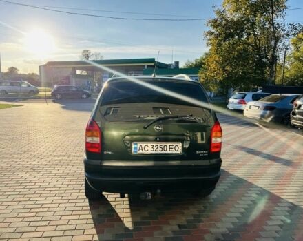 Зеленый Опель Зафира, объемом двигателя 2 л и пробегом 367 тыс. км за 3650 $, фото 3 на Automoto.ua