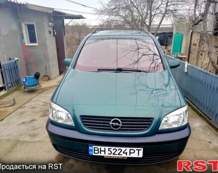 Зелений Опель Зафіра, об'ємом двигуна 1.6 л та пробігом 390 тис. км за 3500 $, фото 1 на Automoto.ua