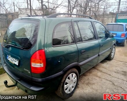 Зелений Опель Зафіра, об'ємом двигуна 1.6 л та пробігом 390 тис. км за 3500 $, фото 4 на Automoto.ua