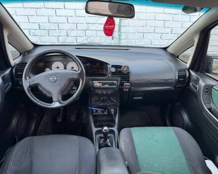 Зеленый Опель Зафира, объемом двигателя 2 л и пробегом 345 тыс. км за 3500 $, фото 9 на Automoto.ua