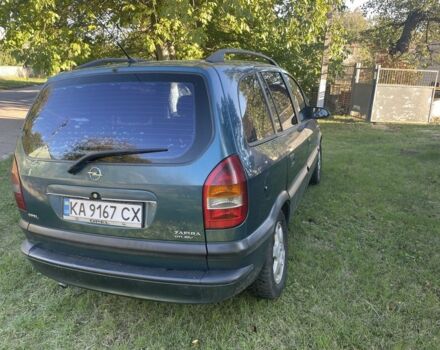 Зелений Опель Зафіра, об'ємом двигуна 2 л та пробігом 486 тис. км за 3000 $, фото 2 на Automoto.ua
