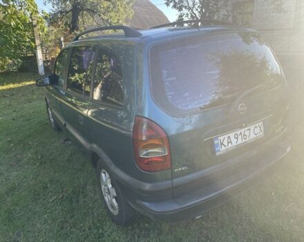 Зелений Опель Зафіра, об'ємом двигуна 2 л та пробігом 486 тис. км за 3000 $, фото 8 на Automoto.ua