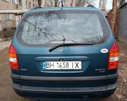 Зелений Опель Зафіра, об'ємом двигуна 1.6 л та пробігом 80 тис. км за 4000 $, фото 2 на Automoto.ua