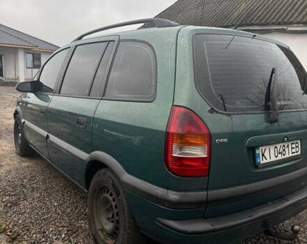 Зеленый Опель Зафира, объемом двигателя 2 л и пробегом 250 тыс. км за 2400 $, фото 5 на Automoto.ua