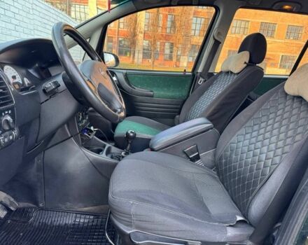 Зеленый Опель Зафира, объемом двигателя 2 л и пробегом 345 тыс. км за 3500 $, фото 11 на Automoto.ua