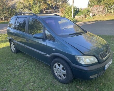 Зелений Опель Зафіра, об'ємом двигуна 2 л та пробігом 486 тис. км за 3000 $, фото 6 на Automoto.ua