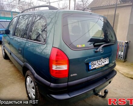 Зелений Опель Зафіра, об'ємом двигуна 1.6 л та пробігом 390 тис. км за 3500 $, фото 7 на Automoto.ua