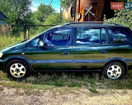 Зеленый Опель Зафира, объемом двигателя 1.8 л и пробегом 290 тыс. км за 3000 $, фото 1 на Automoto.ua
