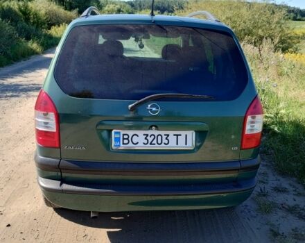 Зеленый Опель Зафира, объемом двигателя 1.8 л и пробегом 233 тыс. км за 3100 $, фото 5 на Automoto.ua