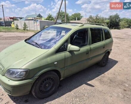 Зеленый Опель Зафира, объемом двигателя 2.2 л и пробегом 400 тыс. км за 2500 $, фото 4 на Automoto.ua