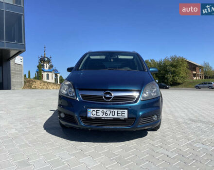 Зеленый Опель Зафира, объемом двигателя 1.91 л и пробегом 406 тыс. км за 5800 $, фото 1 на Automoto.ua