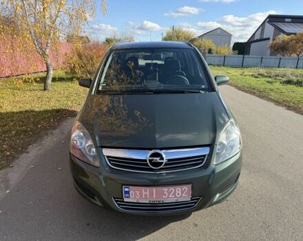 Зеленый Опель Зафира, объемом двигателя 1.6 л и пробегом 222 тыс. км за 7000 $, фото 1 на Automoto.ua