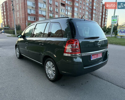 Зелений Опель Зафіра, об'ємом двигуна 1.6 л та пробігом 222 тис. км за 6700 $, фото 4 на Automoto.ua