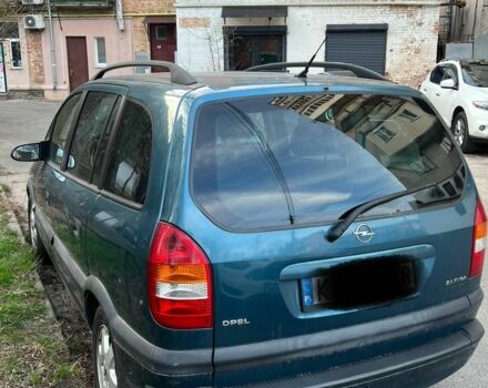 Зеленый Опель Зафира, объемом двигателя 2 л и пробегом 350 тыс. км за 1800 $, фото 1 на Automoto.ua