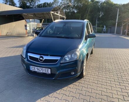 Опель Зафира 2007 в Черновцах на Automoto.ua Зеленый Опель Зафира, объемом двигателя 1.9 л и пробегом 406 тыс. км за 5800 $, фото 1 на Automoto.ua