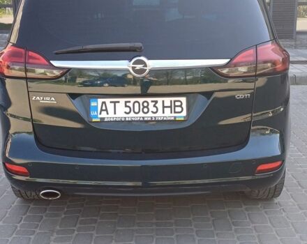 Опель Зафира 2014 в Калуше на Automoto.ua Зеленый Опель Зафира, объемом двигателя 2 л и пробегом 244 тыс. км за 10000 $, фото 2 на Automoto.ua