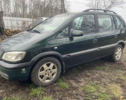 Зеленый Опель Зафира, объемом двигателя 2 л и пробегом 330 тыс. км за 2324 $, фото 1 на Automoto.ua