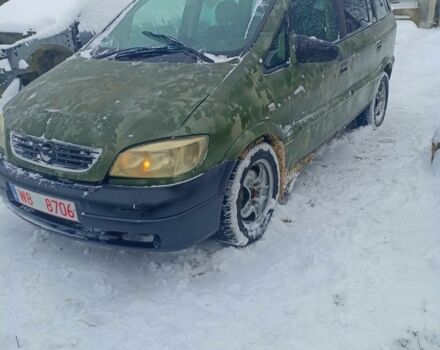 Зелений Опель Зафіра, об'ємом двигуна 2 л та пробігом 295 тис. км за 1000 $, фото 1 на Automoto.ua