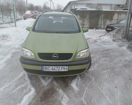 Зеленый Опель Зафира, объемом двигателя 1.8 л и пробегом 263 тыс. км за 2400 $, фото 1 на Automoto.ua
