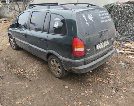 Зеленый Опель Зафира, объемом двигателя 1.8 л и пробегом 328 тыс. км за 2200 $, фото 1 на Automoto.ua