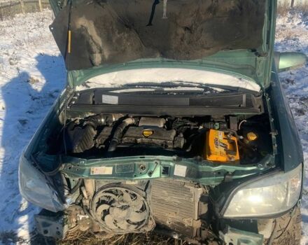 Зеленый Опель Зафира, объемом двигателя 2 л и пробегом 270 тыс. км за 800 $, фото 1 на Automoto.ua