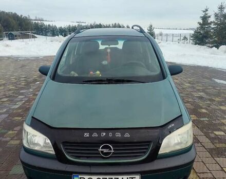 Зеленый Опель Зафира, объемом двигателя 1.6 л и пробегом 264 тыс. км за 3500 $, фото 1 на Automoto.ua