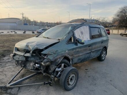 Зеленый Опель Зафира, объемом двигателя 2.2 л и пробегом 300 тыс. км за 350 $, фото 1 на Automoto.ua