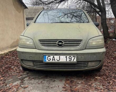 Зеленый Опель Зафира, объемом двигателя 2 л и пробегом 300 тыс. км за 2247 $, фото 1 на Automoto.ua