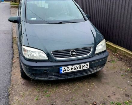 Зеленый Опель Зафира, объемом двигателя 1.6 л и пробегом 200 тыс. км за 3000 $, фото 1 на Automoto.ua