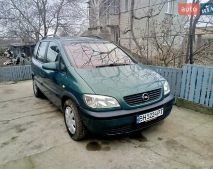 Зеленый Опель Зафира, объемом двигателя 1.6 л и пробегом 370 тыс. км за 4500 $, фото 1 на Automoto.ua