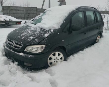 Зеленый Опель Зафира, объемом двигателя 2 л и пробегом 300 тыс. км за 2600 $, фото 1 на Automoto.ua