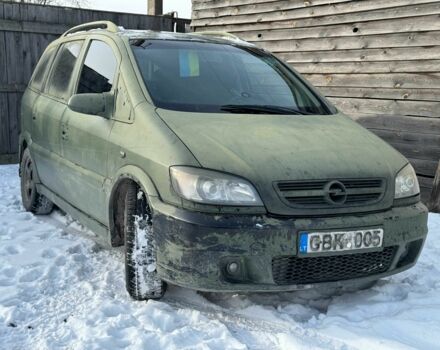Зелений Опель Зафіра, об'ємом двигуна 2.2 л та пробігом 307 тис. км за 2150 $, фото 1 на Automoto.ua