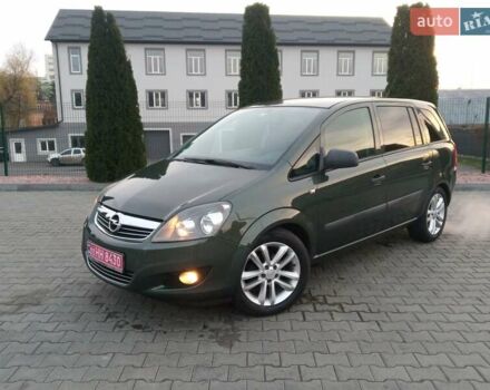 Зеленый Опель Зафира, объемом двигателя 1.8 л и пробегом 203 тыс. км за 6999 $, фото 1 на Automoto.ua