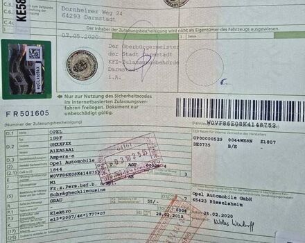 Серый Опель Ampera-e, объемом двигателя 0 л и пробегом 11 тыс. км за 18200 $, фото 25 на Automoto.ua