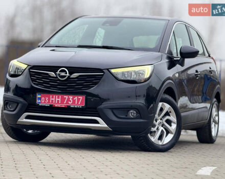 Чорний Опель Crossland X, об'ємом двигуна 1.5 л та пробігом 160 тис. км за 15500 $, фото 1 на Automoto.ua