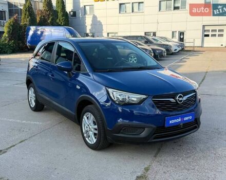 Синий Опель Crossland X, объемом двигателя 1.2 л и пробегом 144 тыс. км за 14500 $, фото 2 на Automoto.ua