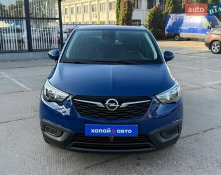 Синий Опель Crossland X, объемом двигателя 1.2 л и пробегом 144 тыс. км за 14500 $, фото 1 на Automoto.ua