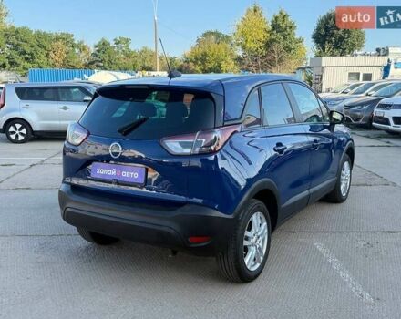 Синий Опель Crossland X, объемом двигателя 1.2 л и пробегом 144 тыс. км за 14500 $, фото 4 на Automoto.ua
