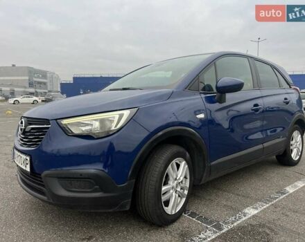 Синий Опель Crossland X, объемом двигателя 1.2 л и пробегом 139 тыс. км за 13500 $, фото 1 на Automoto.ua