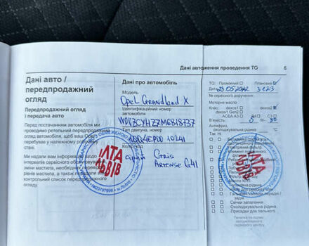 Серый Опель Grandland X, объемом двигателя 1.5 л и пробегом 74 тыс. км за 25000 $, фото 10 на Automoto.ua