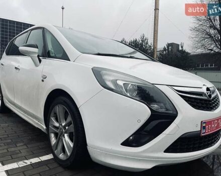 Белый Опель Zafira Tourer, объемом двигателя 2 л и пробегом 187 тыс. км за 9850 $, фото 20 на Automoto.ua