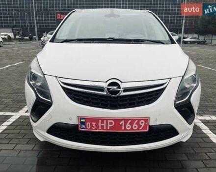 Белый Опель Zafira Tourer, объемом двигателя 2 л и пробегом 187 тыс. км за 9850 $, фото 23 на Automoto.ua